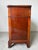Wood Vintage Georgian Style Mahogany Serpentine Chest of Drawers With Writing Brush Slide For Sale - Image 7 of 12
