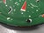 1970s Round Serving Cocktail Tray in Green Enamel Metal, 1970s For Sale - Image 5 of 15