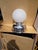 1980s Mid-Century Modern Silver Plated Globe TableLamp For Sale - Image 4 of 18