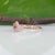 Aaa Padparadscha Sapphire Ring With Earth-Mined Diamond Accents: Solid 14k Gold, Size 6.75 For Sale In Columbus - Image 6 of 9