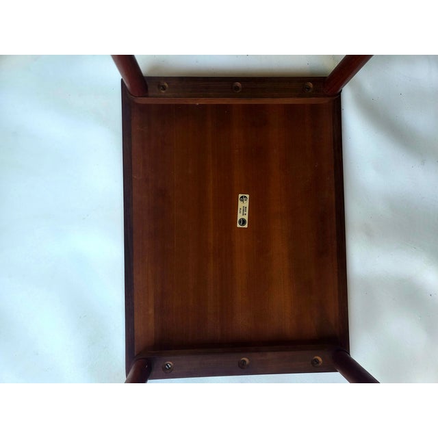 Danish Teak Nesting Tables Vejle Stolefabrik For Sale - Image 9 of 9