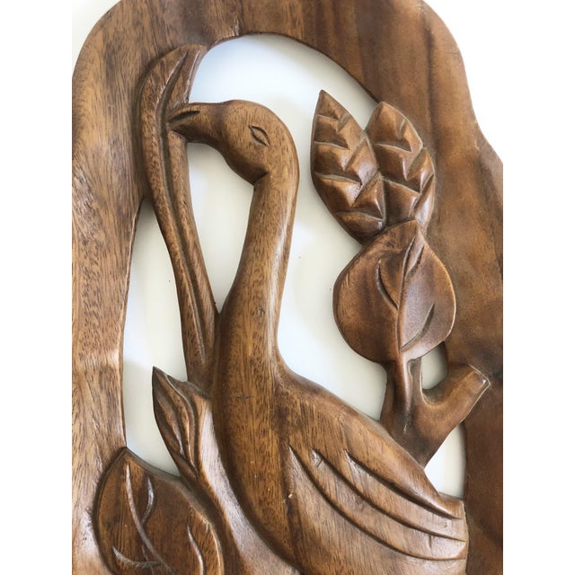 Vintage Carved Wood Oval Wall Hangings Set of 2 Chairish