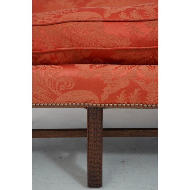 Kittinger Chippendale Style Camelback Sofa - New Upholstery For Sale - Image 10 of 18