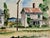 Rustic Henry Emil Salloch Original Watercolor on Paper Bethel Baptist Church, Luray Va. 1957. For Sale - Image 3 of 7