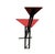 Postmodern Folding Chairs With Triangular Red Seats, Set of Four Circa 1985 Italy For Sale - Image 11 of 17