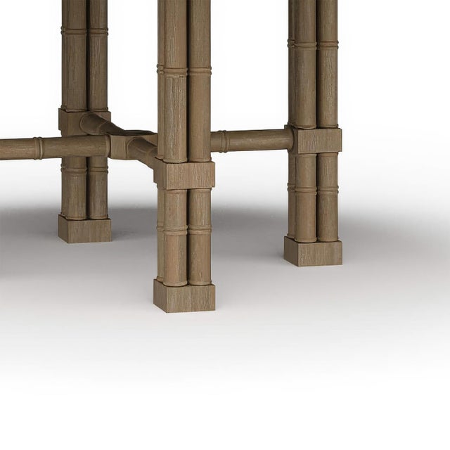 Large Palm Beach Regency Round Dining Table For Sale - Image 4 of 5