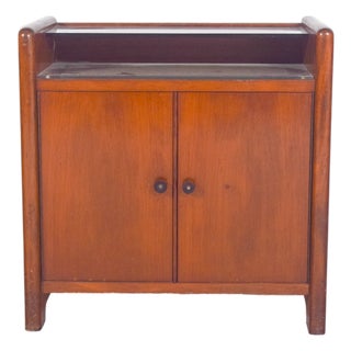 Small Art Deco 2-Door Bar Cabinet, 1920w For Sale