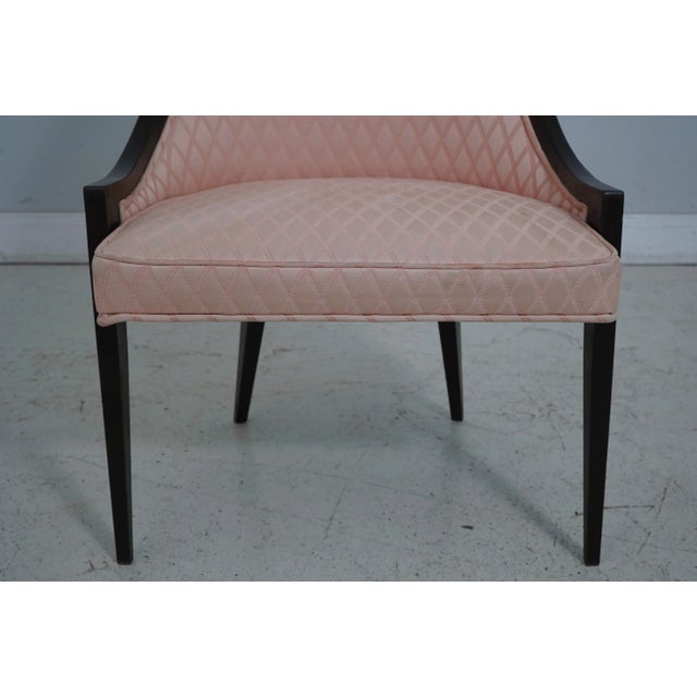 Textile Mid Century Modern Spoon Back Upholstery Chair For Sale - Image 7 of 12