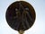 Vintage French bronze commemorative basketball medal depicting two athletes in dynamic relief, signed "Dirago" and dated...