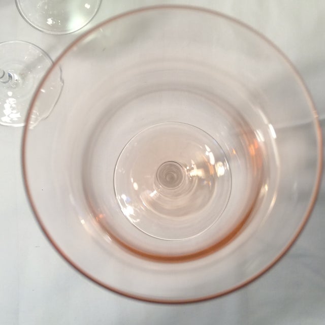 Italian Multi Colored Tall Stem Crystal Wine Glasses - Set of 11 For Sale - Image 9 of 13