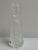 Vintage Hand Cut Thick Crystal Etched Satin Floral Scene Elegant Perfume Bottle For Sale - Image 9 of 13