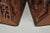 Vintage Chinese Hand Carved Hard Wood Scholar Bookends by George Zee - A Pair For Sale - Image 17 of 18
