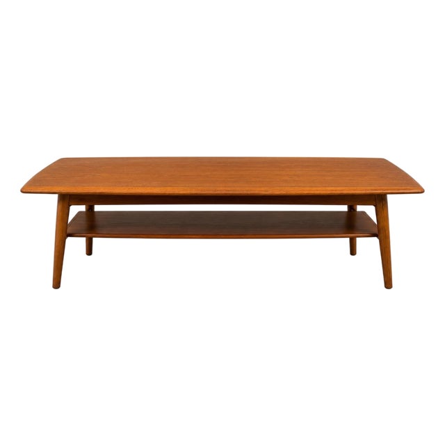 Danish Modern Teak Coffee Table by h.w. Klein for Bramin Møbler, Denmark, Circa 1960s For Sale