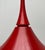Metal Mid-Century Space Age German Red Tulip Pendant Lamp by Rolf Krüger for Staff, 1960s For Sale - Image 7 of 18