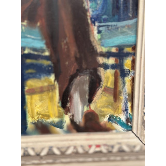 Einar Lindberg, Artist in His Studio, 1947, Oil Painting on Panel, Framed For Sale - Image 11 of 18