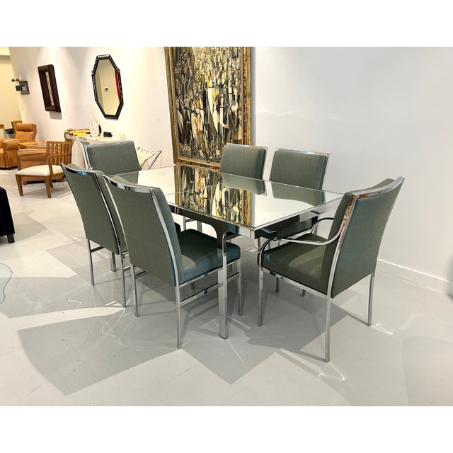 Silver 1970s Extending Dining or Display Table by Pierre Cardin For Sale - Image 8 of 17