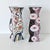 Vintage MCM Japanese Imari Porcelain Square Waisted Vases-Set of 2 For Sale In Orlando - Image 6 of 8