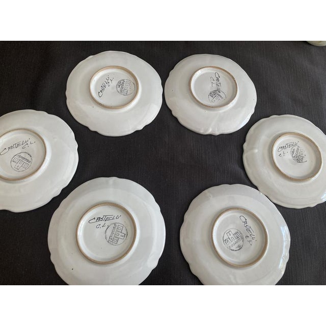 Ceramic Coffee Service from Castelli, Set of 16 For Sale - Image 14 of 18