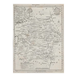 Antique Map of Wiltshire by Thomas Kitchin