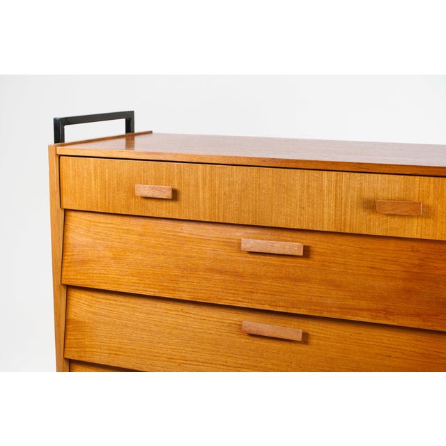 Vintage Teak Shoe Cabinet, Germany, 1960s For Sale - Image 4 of 15