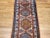 Antique Persian Serab Runner, Handwoven Wool, Geometric Pattern, Ivory & Blue, 3’ X 11’ For Sale - Image 9 of 12