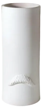 Coi Baffi Bianco Vase from Crita Ceramiche