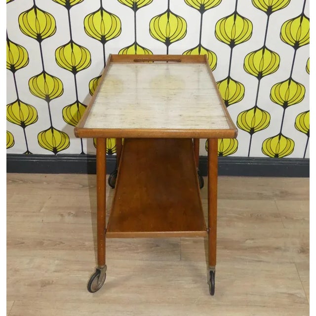 Opal Serving Car with Decorative Space from Opal Möbel, 1960s For Sale - Image 4 of 12