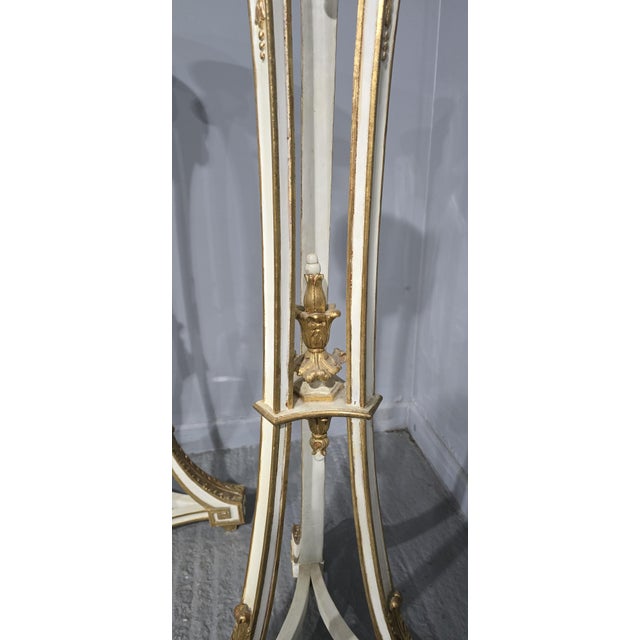 Wood Parcel Gilt Torchere Stands, 1910s, Set of 2 For Sale - Image 7 of 12