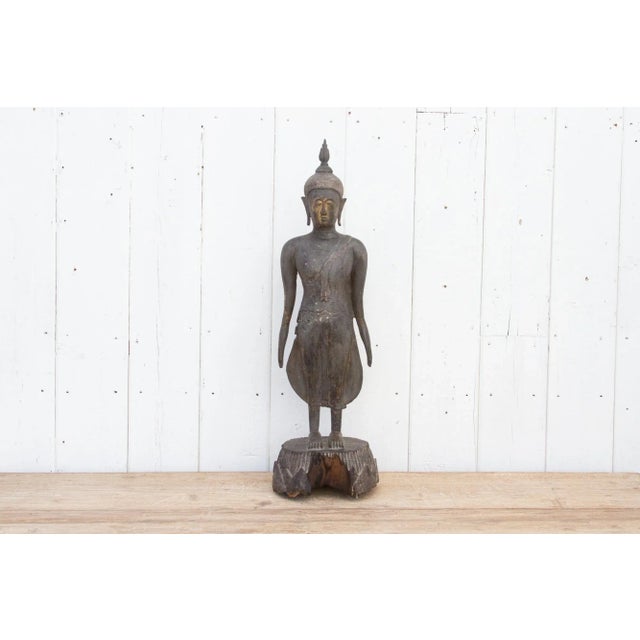 Tall 19th Century Burmese Buddha For Sale In Los Angeles - Image 6 of 11