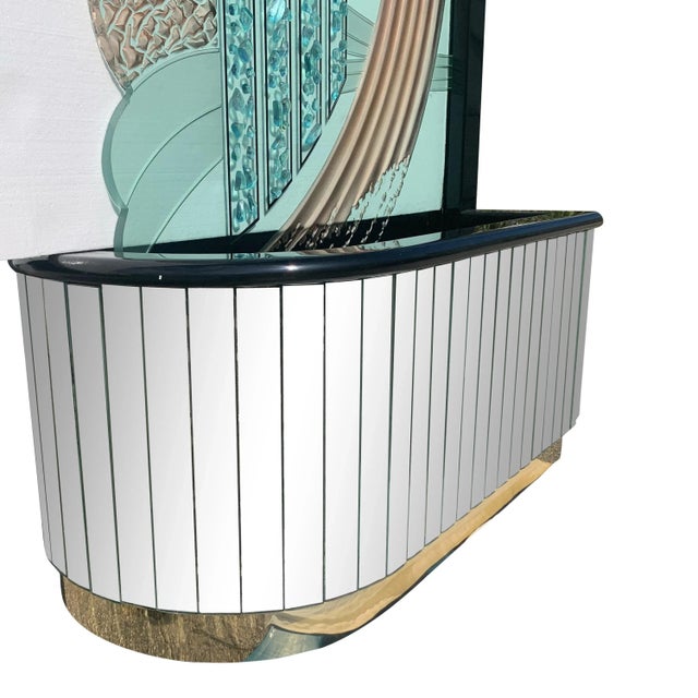 1990s 1990s Giz Studio Massive Art Deco Glass Floor Sculpture For Sale - Image 5 of 11