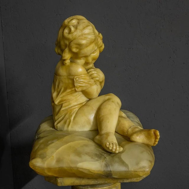 Olive Victorian Marble Figure For Sale - Image 8 of 18