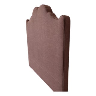 Louisa King Size Headboard by Bloom Home, Dark Brick Linen Design For Sale