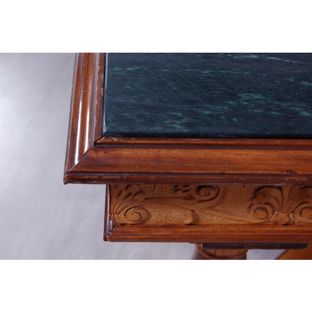 Marble-Topped Table, Brianza, Italy, 1940s For Sale - Image 16 of 18