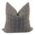Daniel Design Studio Dusty Blue and White Accent Pillow For Sale