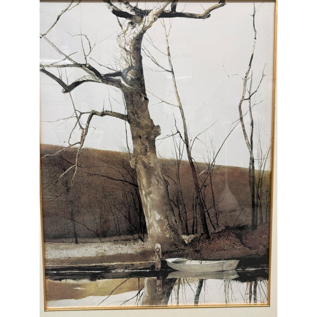 Andrew Wyeth Cold Spring Lithograph Print, Framed For Sale - Image 9 of 12