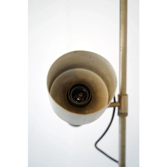 Vintage Nickel & Lacquer Floor Lamp with Orientable Diffuser from Stilux Milano, 1960s For Sale - Image 6 of 12