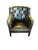 English Chestefield Green Chair For Sale - Image 6 of 7