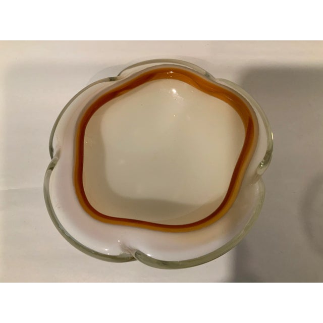 Murano cased glass bowl. Earth tones for any room. A beautiful piece.