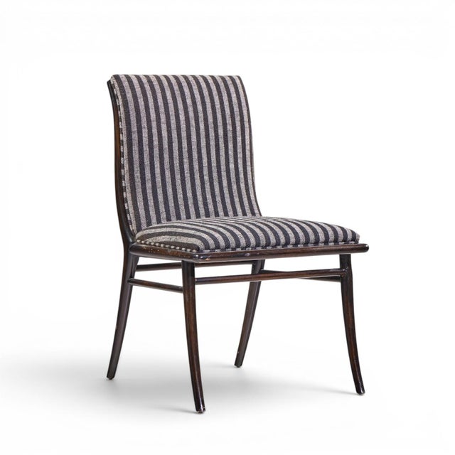 Widdicomb Robsjohn Gibbings for Widdicomb Mid Century Ebonized Walnut Dining Chairs - Set of 6 For Sale - Image 4 of 17