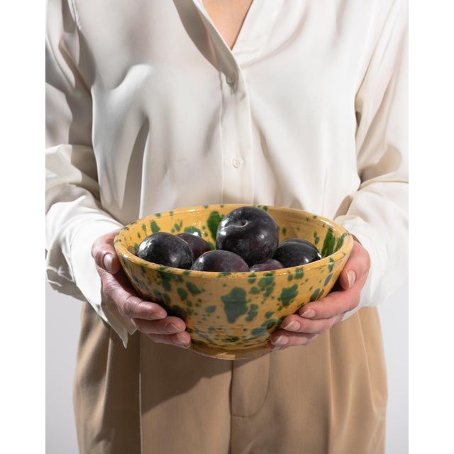 Moroccan Ceramic Provence Bowl - Small For Sale In Greensboro - Image 6 of 8