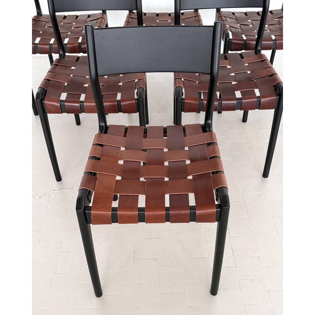 Italian Dining Chairs by Piero Palange and Werther Toffoloni, 1970s, Set of 6 For Sale - Image 11 of 17