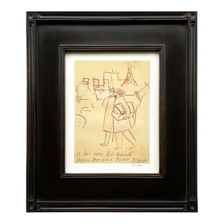 Pablo Picasso Trip to Paris 4 Limited Edition Framed For Sale