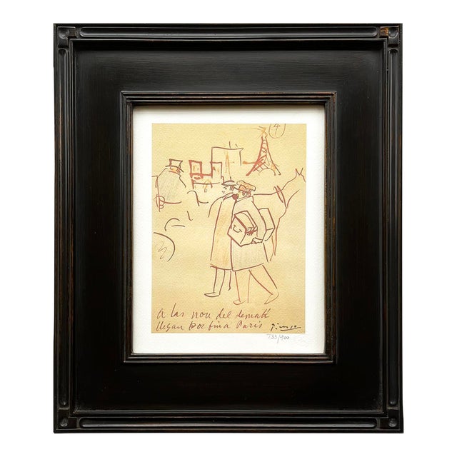 Pablo Picasso Trip to Paris 4 Limited Edition Framed For Sale