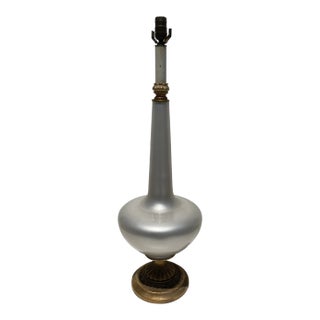 1960s Opalescent Murano Glass Lamp For Sale