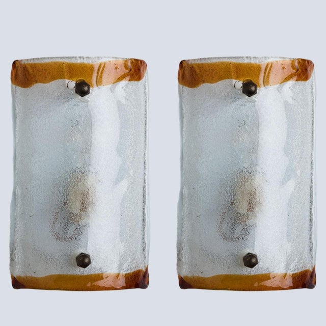 Rectangular Wall Light from Mazzega, 1960s For Sale - Image 9 of 12