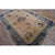 Textile 1920s Tan Beige Color With Great Blue Florid Design Antique Chinese Peking Rug For Sale - Image 7 of 10