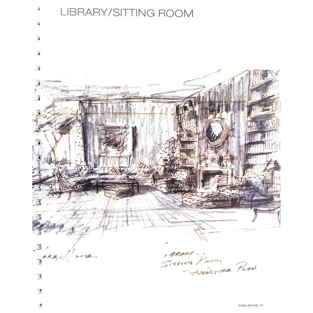 "Drawings and the Design Process - Albert Hadley" 2004 Hadley, Albert (Inscribed) For Sale - Image 15 of 17