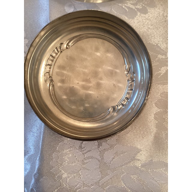 Art Nouveau Liberty Dressing Table Set in 800 Silver and Glass, 1890s, Set of 4 For Sale - Image 13 of 14