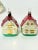Red 1950s European Cottage House Glass Christmas Ornaments – Hand Painted – Set of 6 For Sale - Image 8 of 12