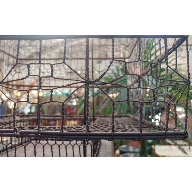 Heibe Wire Work Jonk Lantern. Originally a fishing boat lantern these are updated with intricate wire work and vintage...